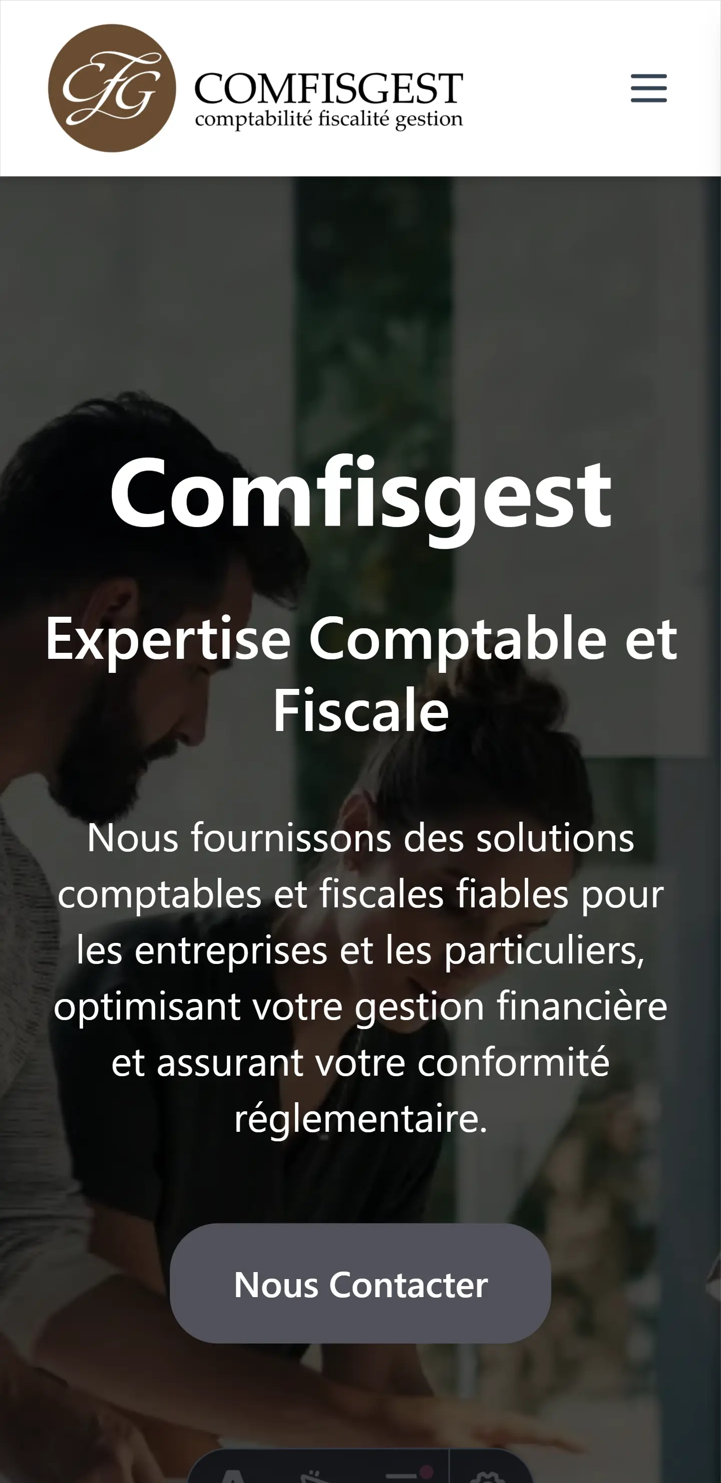 Accounting Firm Website Comfisgest