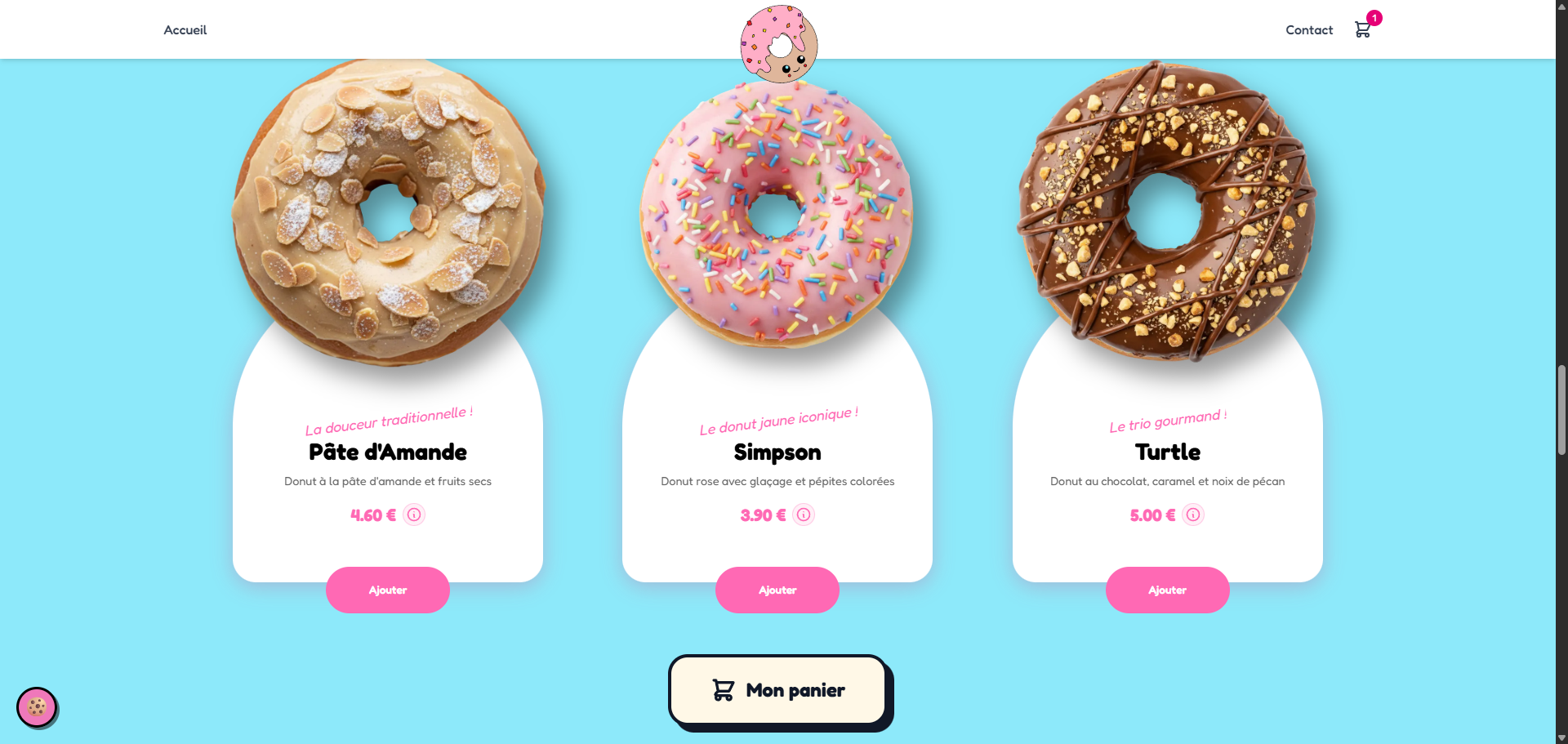 Donuts Landing Page Lyon